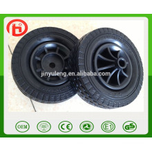 6*2 prevent puncture not flat pu foam solid wheel pu wheel for trolley truck